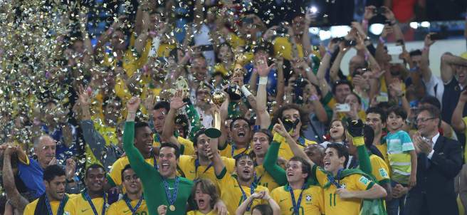 Brasil con la Copa Confederaciones