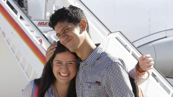 El joven colombiano pasajero 1.000 millones de Barajas El joven colombiano pasajero 1.000 millones de Barajas
