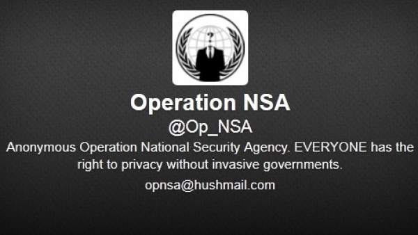 Perfil de Twitter de Operation NSA Perfil de Twitter de Operation NSA