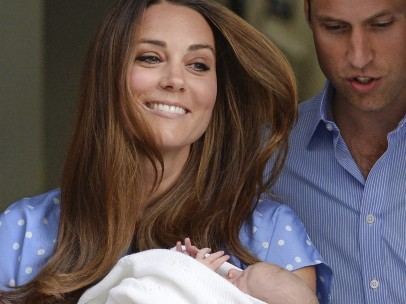 Los duques de Cambridge, felices por el nacimiento de su primer hijo
