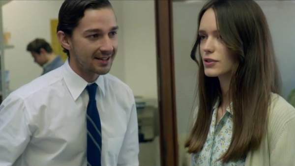 Shia LeBeaouf y Charlotte Gainsbourg en Nymphomaniac Shia LeBeaouf y Charlotte Gainsbourg en Nymphomaniac