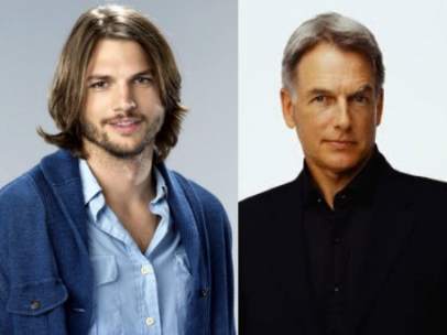 Asthon Kutcher y Mark Harmon