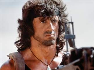 Sylvester Stallone como Rambo