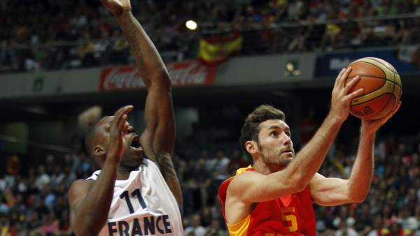 Rudy Fernández y Florent Pietrus Rudy Fernández y Florent Pietrus