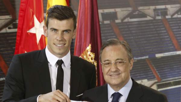 Florentino Pérez y Gareth Bale Florentino Pérez y Gareth Bale