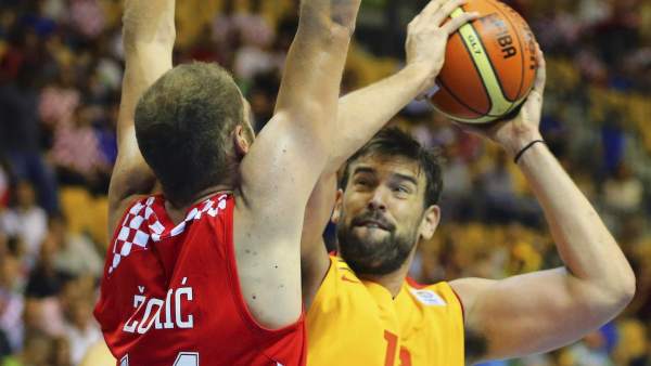 Marc Gasol ante Croacia Marc Gasol ante Croacia