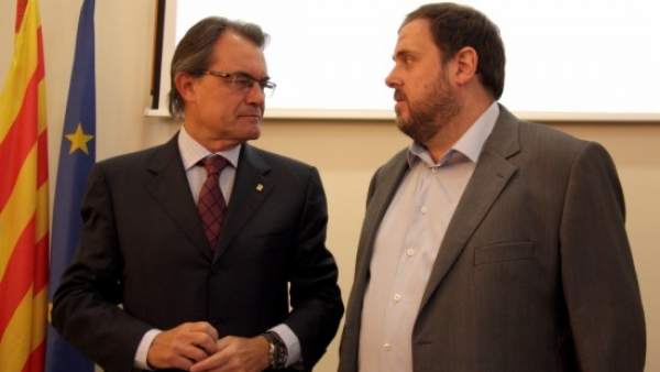 Artur Mas y Oriol Junqueras Artur Mas y Oriol Junqueras