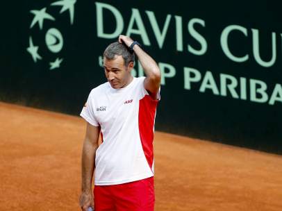 Álex Corretja, capitán español de la Copa Davis