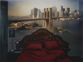 Camera Obscura: View of the Brooklyn Bridge in Bedroom, 2009