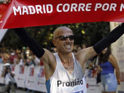 Chema Martínez, ganador de la Madrid Corre por Madrid