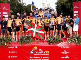 Euskaltel, el mejor equipo de la Vuelta 2013