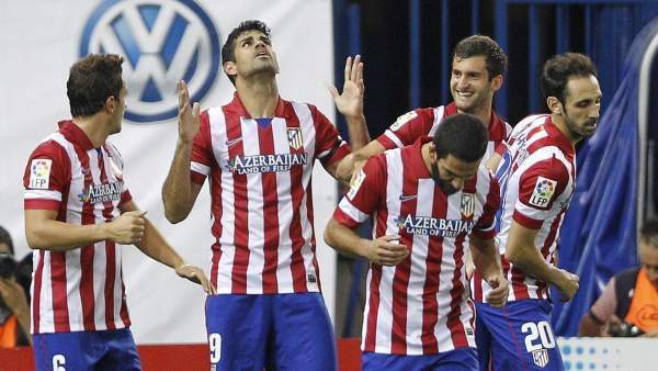 Diego Costa celebra uno de sus goles ante Osasuna Diego Costa celebra uno de sus goles ante Osasuna