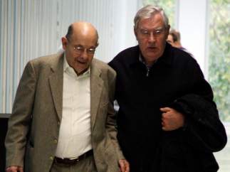 Fèlix Millet y Jordi Montull en la Ciudad de la Justicia de Barcelona