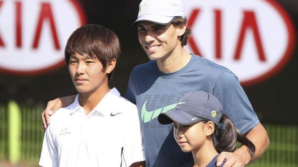 Rafa Nadal y Lee Duck-hee Rafa Nadal y Lee Duck-hee