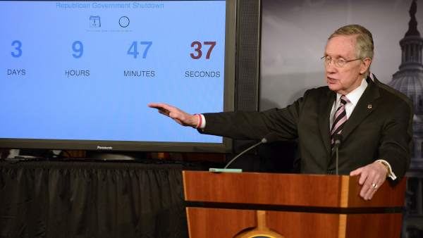 Senador demócrata Harry Reid Senador demócrata Harry Reid