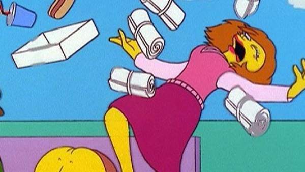 Maude Flanders, en Los Simpson Maude Flanders, en Los Simpson