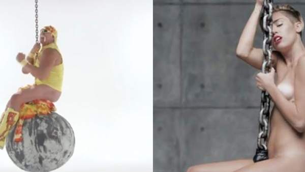 Hulk Hogan imita a Miley Cyrus Hulk Hogan imita a Miley Cyrus