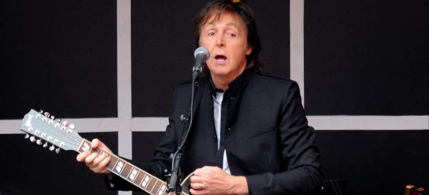Paul McCartney en el concierto sorpresa de Times Square, Nueva York