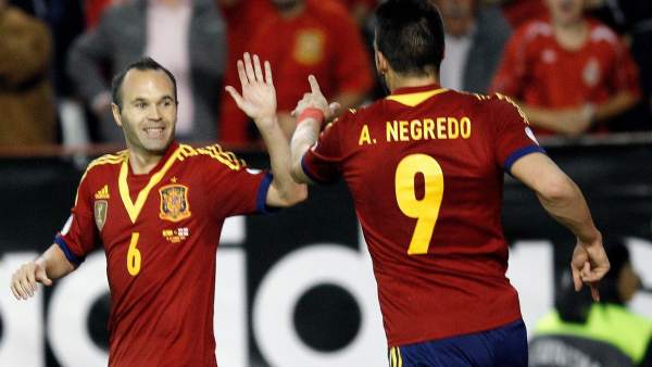 Negredo e Iniesta Negredo e Iniesta
