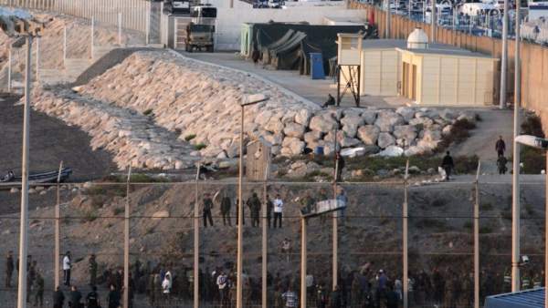 Frontera en Ceuta Frontera en Ceuta