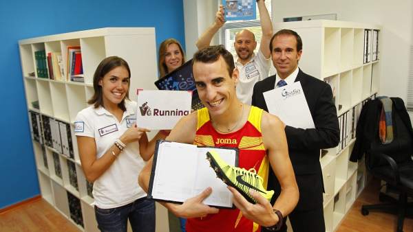 El atleta Víctor García El atleta Víctor García