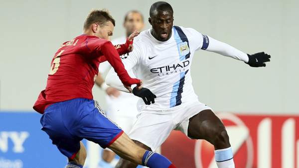 Berezutski y Toure en el CSKA - City Berezutski y Toure en el CSKA - City