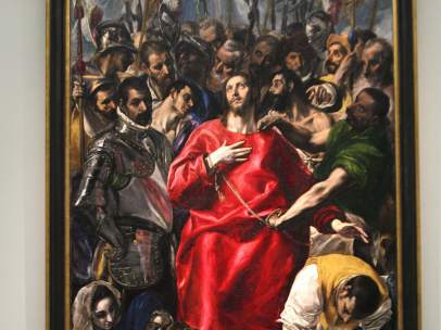 Presentación en el Museo del Prado de 'El Expolio' de El Greco.