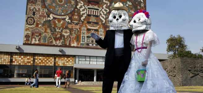 Disfraces por el Día de los Muertos en México