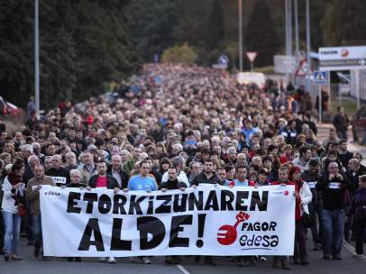 Manifestación Fagor