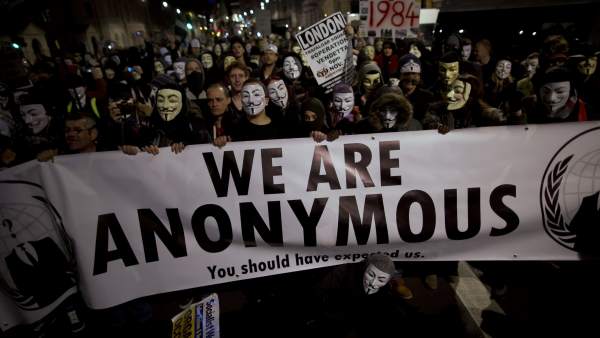 Anonymous en Londres Anonymous en Londres