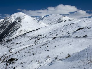 Nieve en los Pirineos