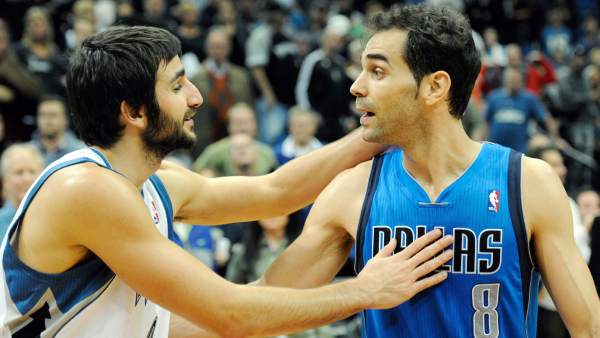Ricky Rubio y José Manuel Calderón Ricky Rubio y José Manuel Calderón