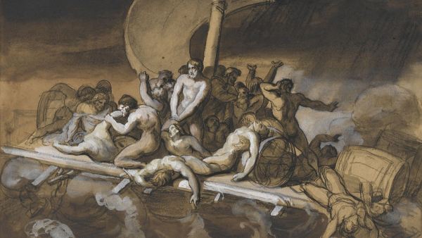 Scène du cannibalisme sur le radeau de la Méduse, 1818-1919 Scène du cannibalisme sur le radeau de la Méduse, 1818-1919