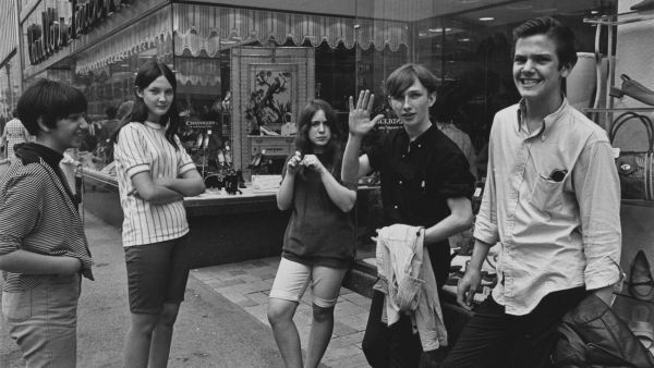 'Teenagers on the street in downtown Detroit', 1968 'Teenagers on the street in downtown Detroit', 1968