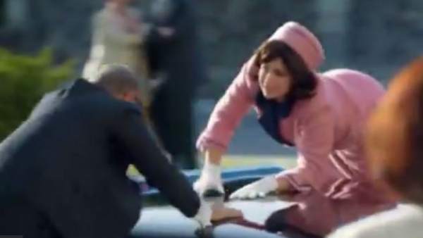 Fotograma del anuncio de PMU sobre Kennedy Fotograma del anuncio de PMU sobre Kennedy