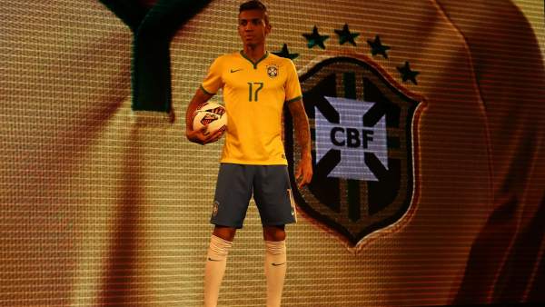 La camiseta de Brasil para el Mundial de 2014 La camiseta de Brasil para el Mundial de 2014