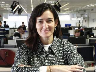 Ángeles González Sinde en la redacción de 20minutos.