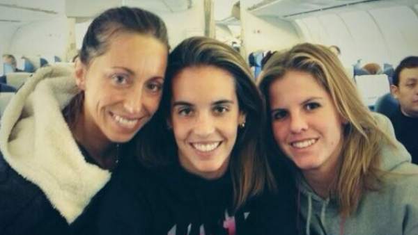 Ona Carbonell posa con Gemma Mengual y Paula Klamburg Ona Carbonell posa con Gemma Mengual y Paula Klamburg