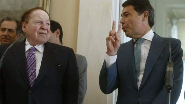 Sheldon Adelson e Ignacio González Sheldon Adelson e Ignacio González