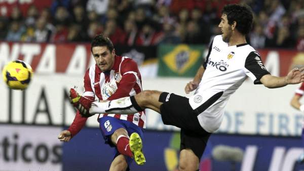 Koke y Parejo en el Atlético - Valencia Koke y Parejo en el Atlético - Valencia