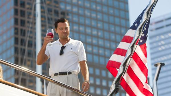 Leonardo DiCaprio en El lobo de Wall Street Leonardo DiCaprio en El lobo de Wall Street