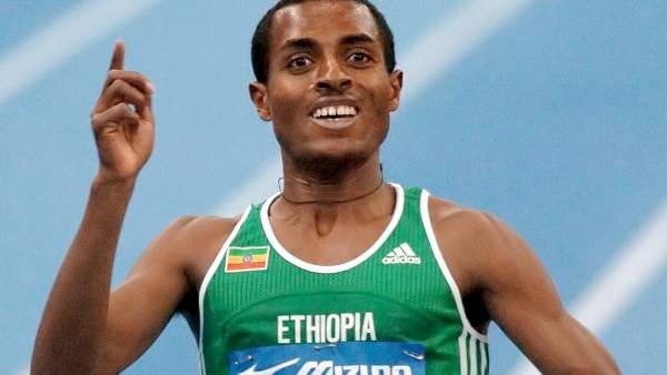 El atleta etíope Kenenisa Bekele El atleta etíope Kenenisa Bekele