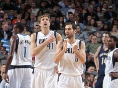 Calderon y Nowitzki