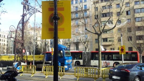 Obras en el Passeig de Gràcia Obras en el Passeig de Gràcia