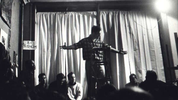 Jack Kerouac Reading Beatnik Poetry in Lower East Side Loft, February 15, 1959 Jack Kerouac Reading Beatnik Poetry in Lower East Side Loft, February 15, 1959