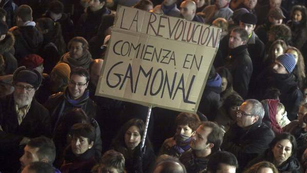 Gamonal, epicentro de protestas Gamonal, epicentro de protestas