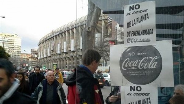 Manifestación de Coca-Cola Manifestación de Coca-Cola
