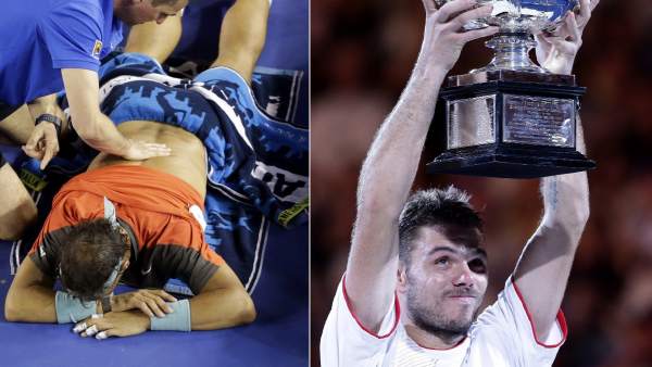 La espalda y Wawrinka acaban con Nadal La espalda y Wawrinka acaban con Nadal