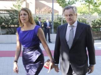 María Dolores de Cospedal e Ignacio López del Hierro.
