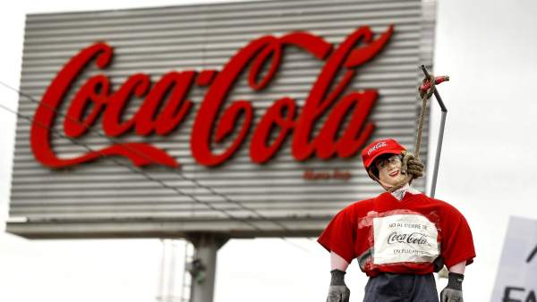 Protesta por el ERE en Coca-Cola Protesta por el ERE en Coca-Cola